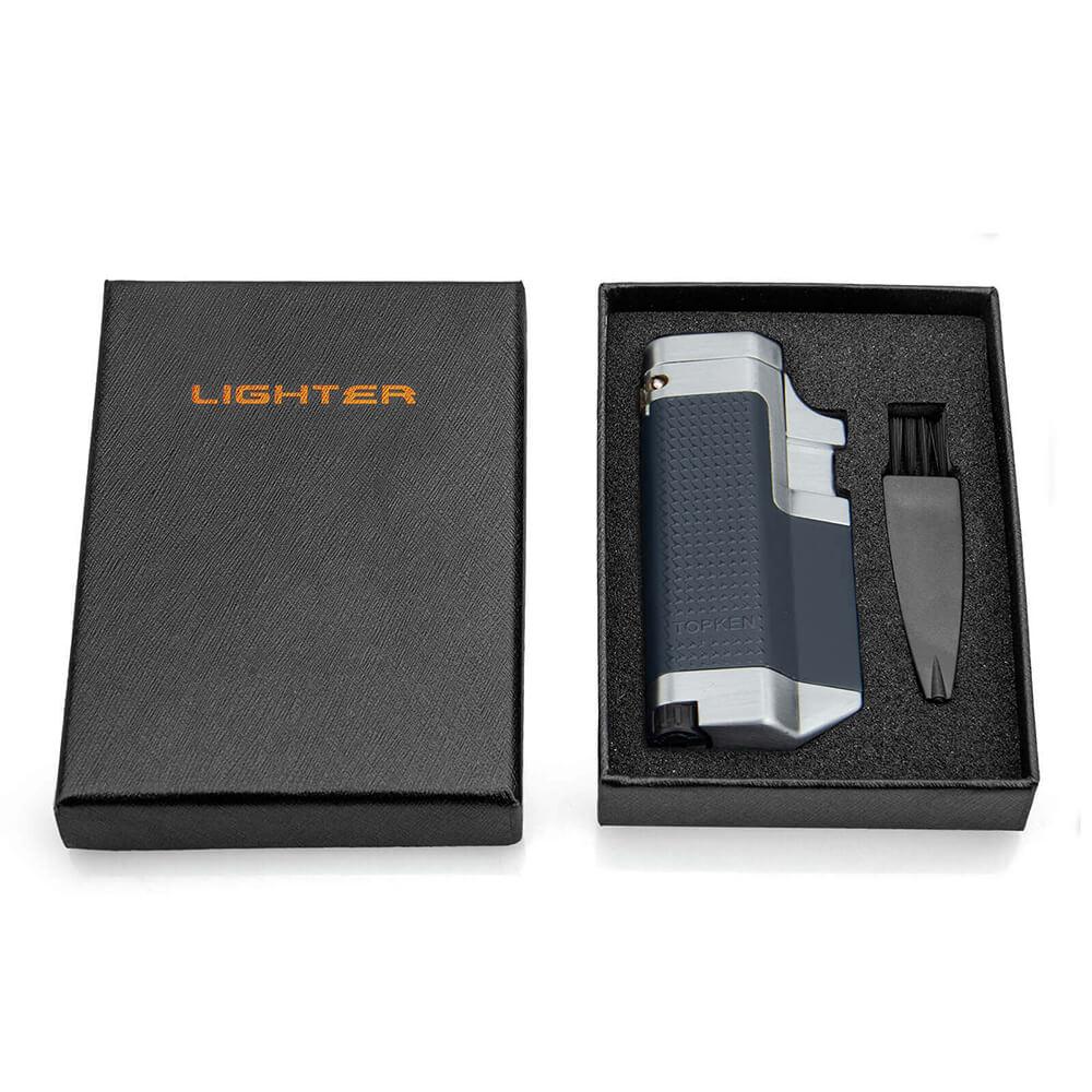 Adjustable Triple Jet Flame Torch Lighter